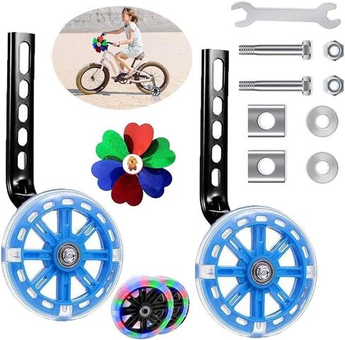 Bicycle Training Wheels by,Bicycle Training Wheels,Adjustable Bicycle Wheels, Universal Bicycle Wheels,Stabilizer Wheels,Side Wheels for Children's bicycles, Bicycle Stabilizers in Kuwait
