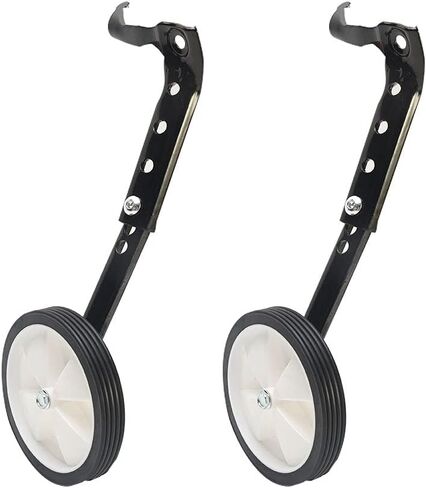Bicycle Training Wheels Universal Kids Bicycle Balance Stabiliser Mounted Kit Bike Balance Stabiliser Assist, Heavy Duty Adjustable Bike Training Wheels for 16" to 24" Bicycles in Saudi Arabia
