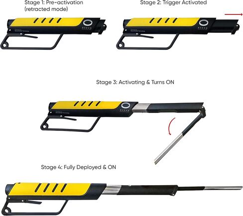 Ocean Guardian eSPEAR (Electric Yellow) | Handheld Electrical Shark Deterrent | for Diving, Spearfishing and Snorkeling in Saudi Arabia