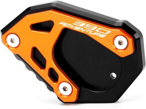 لوحة مسند جانبية للدراجة النارية متوافقة مع KTM 390 Adventure 2020-2023 | دعامة وسادة القدم 390 ADV 390ADV 390ADVENTURE ملحقات (برتقالي-1) in Kuwait