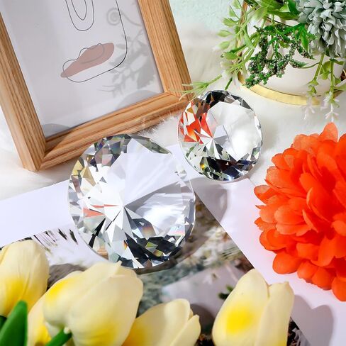 2 Pieces Crystal Diamond Paperweight 60 mm 80 mm Nail Art Hand Rest Pad Nail Backgrounds for Pictures with 12 Inch Artificial Sheepskin Cushion Faux Fur Seat Cover for Photography Wedding Home Decor in Saudi Arabia