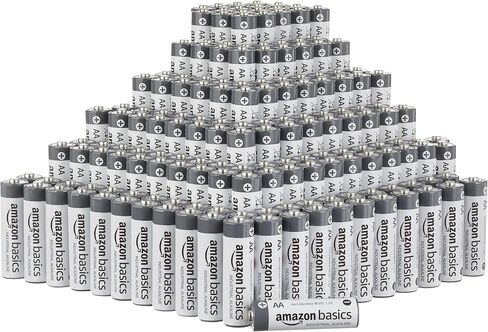 Amazon Basics 40-Pack AA Industrial Alkaline Batteries, 1.5 Volt, Long-Lasting Power, 5-Year Shelf Life in Saudi Arabia