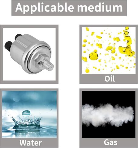 1/8 بوصة NPT مولد مستشعر ضغط الزيت العالمي 0 إلى 10 بار مفتاح ضغط زيت المحرك البديل in Kuwait