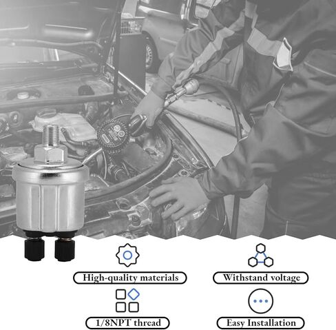 1/8 بوصة NPT مولد مستشعر ضغط الزيت العالمي 0 إلى 10 بار مفتاح ضغط زيت المحرك البديل in Kuwait