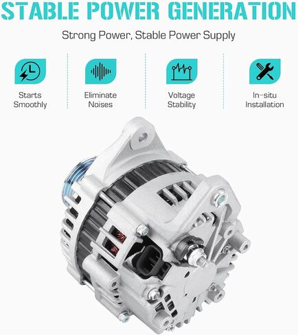 Alternator for Nissan 3.3 3.3L Frontier 1999 2000 2001 2002, Xterra 2000 2001 2002, 113427, LR180-756B, 13789, 23100-4S100, 1-2243-01HI, ALT-3096 in Saudi Arabia