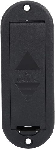 Tomotato 9V Battery Cover Battery Box Case Compartment Holder for Active Guitar Bass(Black) in Saudi Arabia