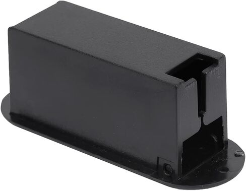 Tomotato 9V Battery Cover Battery Box Case Compartment Holder for Active Guitar Bass(Black) in Saudi Arabia