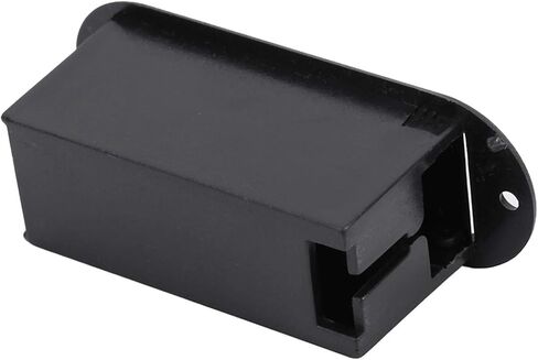 Tomotato 9V Battery Cover Battery Box Case Compartment Holder for Active Guitar Bass(Black) in Saudi Arabia