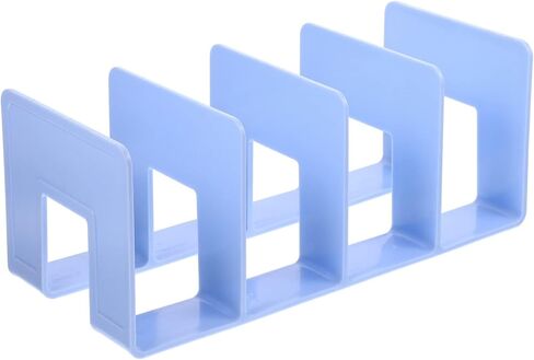 STOBAZA 4 Bookends School Storage Rack File Folder Holder Magazine Organizer Folder Holder for Desk File Cabinet Students Books Organizer Document Storage Rack Office Decor Paper File Rack in Saudi Arabia