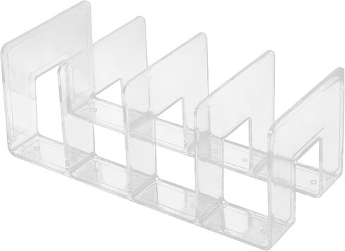 STOBAZA 4 Bookends School Storage Rack File Folder Holder Magazine Organizer Folder Holder for Desk File Cabinet Students Books Organizer Document Storage Rack Office Decor Paper File Rack in Saudi Arabia