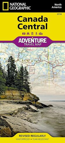 Canada Central Map (National Geographic Adventure Map, 3114) in Saudi Arabia
