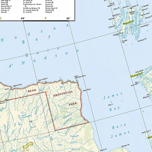 Canada Central Map (National Geographic Adventure Map, 3114) in Saudi Arabia