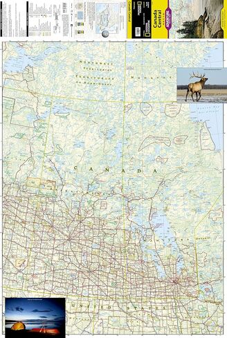 Canada Central Map (National Geographic Adventure Map, 3114) in Saudi Arabia