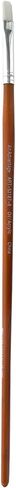 White Nylon Bristle Long Handle Filbert #12 Paint Brush with Wood Handle - Paint Brushes for Acrylic Paint, Oil or Watercolor Paint - Face Paint Application, Nail Art in Kuwait