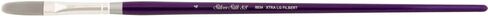 Silver Brush Limited 8803-4 Silver Silk 88 Silver Synthetic Filbert Brush for Oil Paintings, Size 4, Long Handle in Saudi Arabia