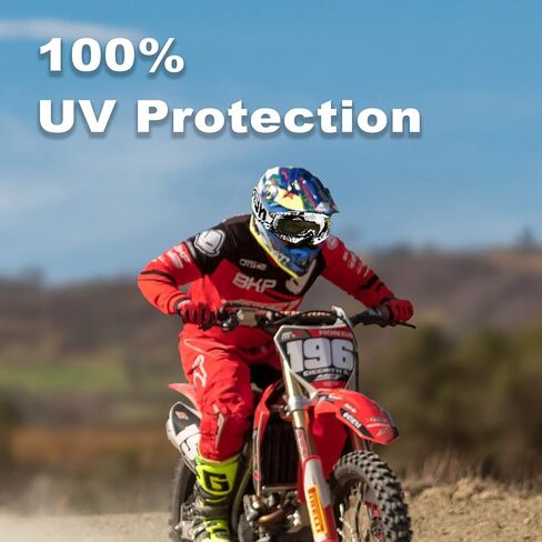 نظارات NENKI Motocross للدراجات النارية MX ATV نظارات الدراجة الترابية على الطرق الوعرة مع عدسات مضادة للضباب للجنسين والكبار NK-1019 in Saudi Arabia