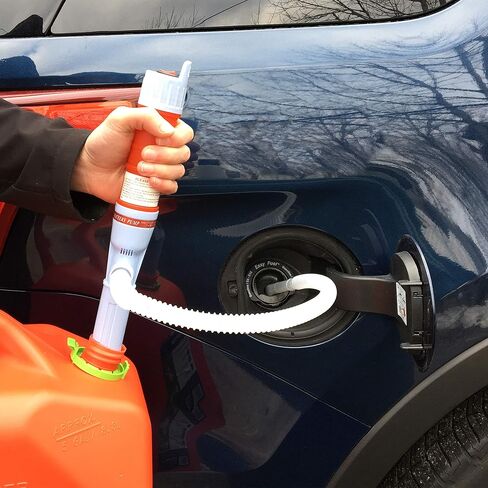 Automatic Transfer Pump | Fuel Transfer Pump Battery Powered Pump | Portable & Cordless | Water Pump | Gas Pump | Extra Long Siphon Hose | Siphon Pump for Gasoline | Gas Siphon Fuel, Water, Oil & More in Kuwait