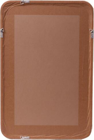 Square Mirror Hardwood Framed Walnut-Black Wall-Mounted Mirror 31.5x31.5 inches Natural Finish Suit for Modern/Nordic/Minimalist Room Décor in Saudi Arabia