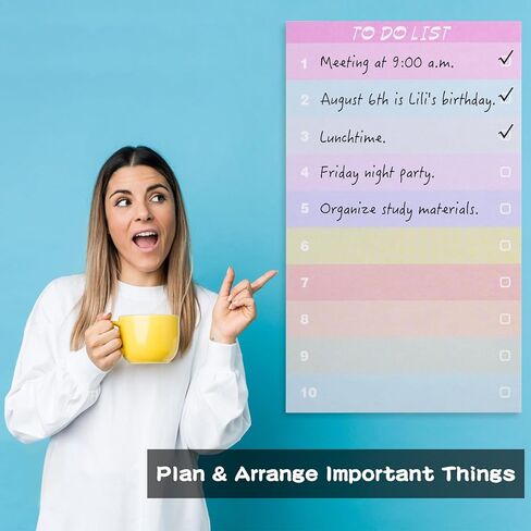 12 حزمة من مفكرة قائمة المهام، مفكرة قائمة التحقق اليومية، لوحة مذكرة مخططة، مفكرة صغيرة للتذكير بالأشياء التي يجب القيام بها للمعلم وزملاء العمل في المنزل والمكتب والمدرسة ومستلزمات الكلية، 600 قطعة in Kuwait