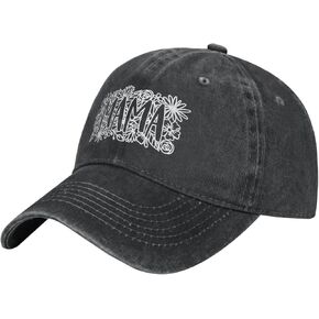 Women's Mimi Hat Adjustable Washed Vintage Baseball Cap for Mama Aunt Grandma