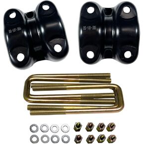 15592585 15592586 Rear Suspension Leaf Spring Axle U-bolt Plate and U bolts 2.5" Wide Leaf Springs 8.75" Long For 1988-1998 Chevy GMC Tahoe Yukon C1500 K1500