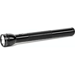 Maglite Heavy-Duty Incandescent 2-Cell D Flashlight, Red