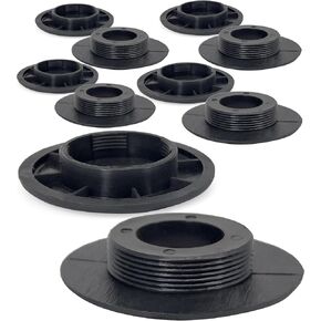 Click&Fit 5pcs Car Mat Clips, Strong fixation for Chevy Buick GM Opel Audi & many brands – Round Plastic Floor Fastener replases 13142011 13142012, Black