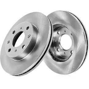 Callahan Drilled and Slotted Front Brake Rotors [For 2007 2008 2009 2010 2011 2012 2013 2014 2015 Mini Cooper]