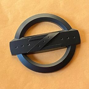 1pcs Matte Black Z Logo Car Front Hood Rear Trunk Emblem Sticker Decal for 350Z 370Z (Matte black-1pcs)