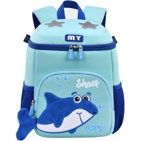 New Year 2025 Gifts for Kids Shark Design Backpack. Colors in Pink Toddler, Kids,Primary School, Activities (Pink Shark-SQ,)