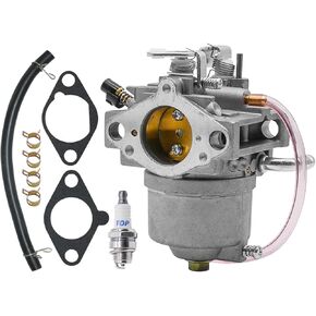 15003-2796 Carburetor Fits for Kawasaki 15003-2777 15003-2467 Compatible with Kawasaki FB460V 4 Stroke Engine with Spark Plug