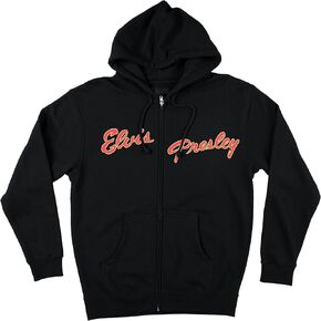 Elvis Presley Unisex-Adult Official Merch Photo Back Zip Hoodie