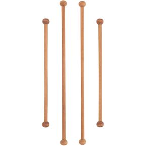 Housoutil 4PCS Wooden Tapestry Rod, Wooden Banner Poles, Wall Flag Hanger, Banner Wall Hanging Sticks for DIY Tapestry Flag Poster