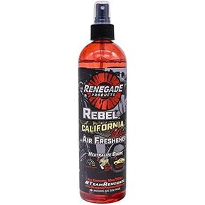 UTC 12oz Rebel California Love Air Freshener Spray Bottle Neutralizes Odor Fresh Car Detail Finish Sweet Vanilla Aroma