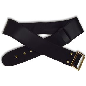 Santa Belt Adult Costume, Black,