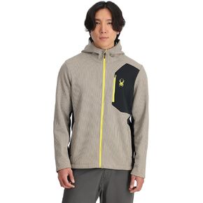 Spyder Men's Bandit Hooded Jacket Fleece Ski Base Layer Jacket