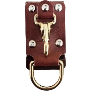 1Pcs Men's Belt Buckle Hook Genuine Leather Keychain Universal Keychain for Men's Gifts
