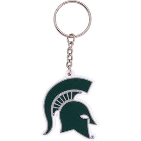 Desert Cactus Michigan State University Spartans Keychain MSU Car Keys Holder (PVC A)