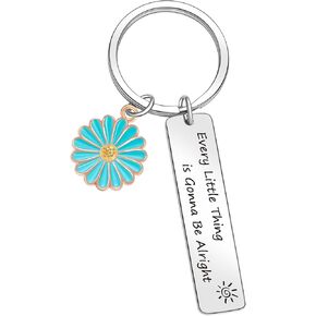 Motivational Keychain Bestie Keychain Sister Gift Daughter Gift Long Distance Friendship Gift BFF Jewelry
