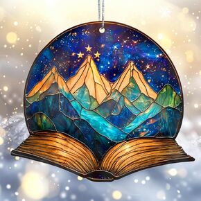 Acotar Ornament, Velaris Book Ornament For Christmas Tree, Acotar Merch Gifts, Bookish Gifts For Bookclub, Book Lovers, Librarian, Fiction Fan Readers, Bookworm, Valentines Present For Women