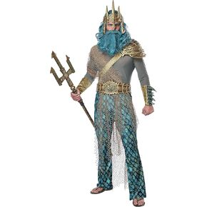 California Costumes God of The Sea Poseidon Men's Costume X-Large 44-46 Blue