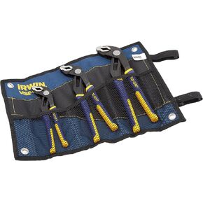 IRWIN Tools VISE-GRIP GrooveLock Pliers Set, 3-Piece with Kit Bag (2078711)