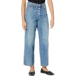[BLANKNYC] Womens Exposed Button Fly Rib Cage Five Pocket Denim JeanJeans