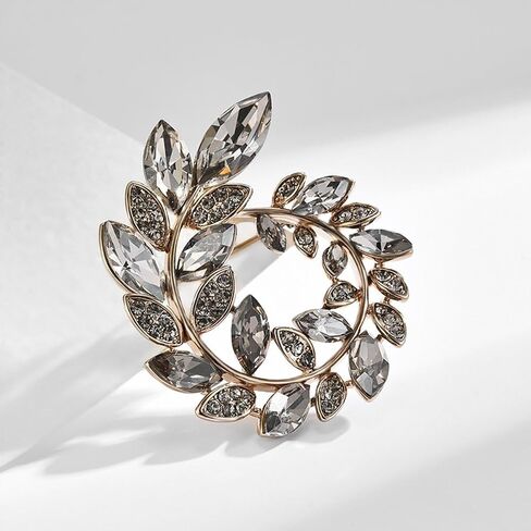 Flower Animal Rhinestone Brooches Pin for Women Girls Rhinestone Lapel Pin Wedding Accessories Brooch Pin Jewelry Gift for Wife Mom in Kuwait