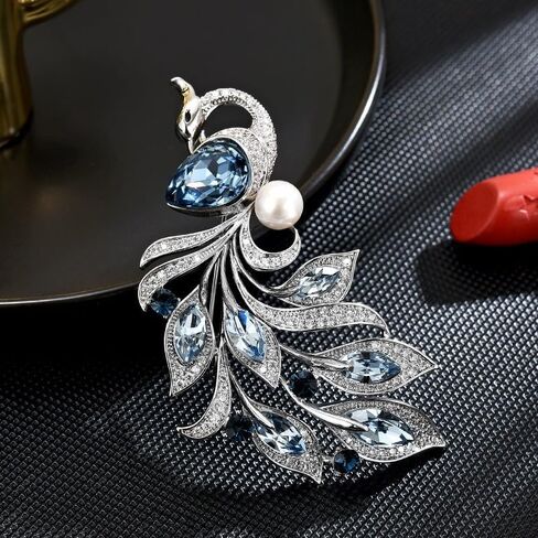 Flower Animal Rhinestone Brooches Pin for Women Girls Rhinestone Lapel Pin Wedding Accessories Brooch Pin Jewelry Gift for Wife Mom in Kuwait