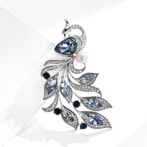 Flower Animal Rhinestone Brooches Pin for Women Girls Rhinestone Lapel Pin Wedding Accessories Brooch Pin Jewelry Gift for Wife Mom in Kuwait