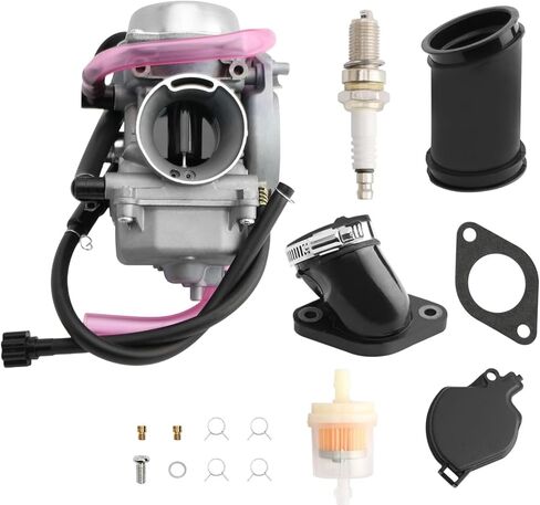 Carburetor Compatible with 2001 2002 2003 2004 2005 Arctic Cat 250 300 2x4 4x4 ATV Quad Carb with Rubber Airbox & Intake Manifold Boot in Kuwait