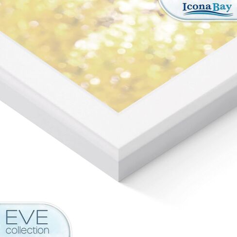 Icona Bay 4x6 Black Picture Frame, Modern Double-Beveled Frame, Tabletop or Wall Mount, Eve Collection in Kuwait