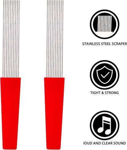 EASTROCK Guiro Scraper Latin Percussion Professional Scraper Replacement for Various Percussion Instruments in Saudi Arabia