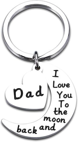 هدايا الآباء من الابنة الرجال الأب سلسلة المفاتيح هدية عيد ميلاد الأب للأب الجديد بابا أبي ليكون الأب من ابنة الابن in Kuwait